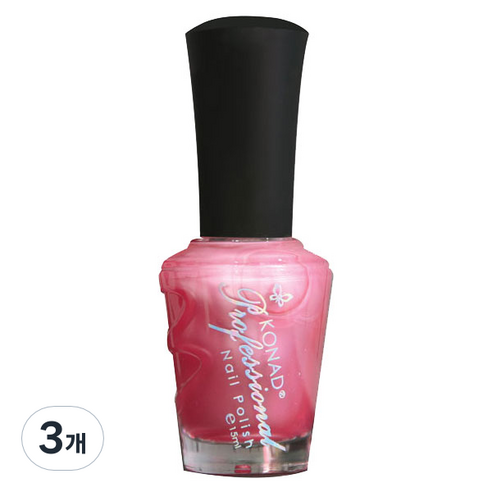 코나드 프로페셔널 레귤러 네일 폴리쉬 15ml, 썸머핑크, 3개