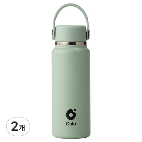 오슬로 미니룹 스텐 미니 텀블러, 그린, 2개, 300ml