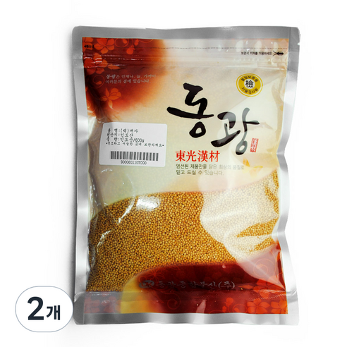 동광종합물산 백개자 인도산, 600g, 2개