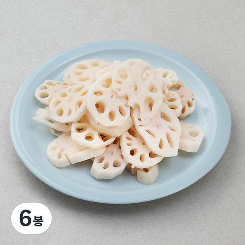 국내산 연근채, 500g, 6봉