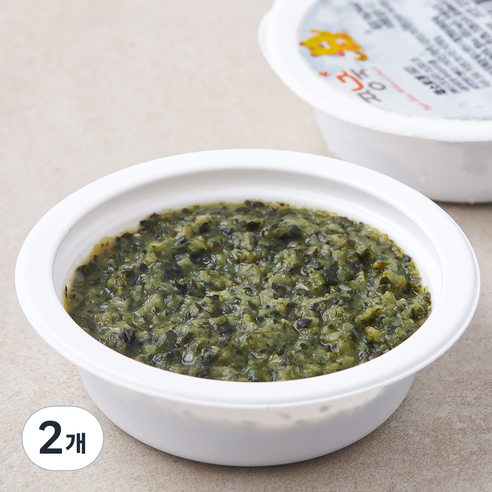 짱죽 채소토핑, 채소, 100g, 2개