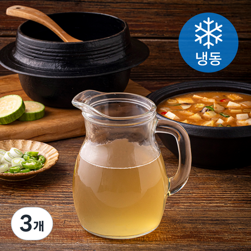 소중한식사 고추씨디포리육수 (냉동), 300g, 4개입, 3개