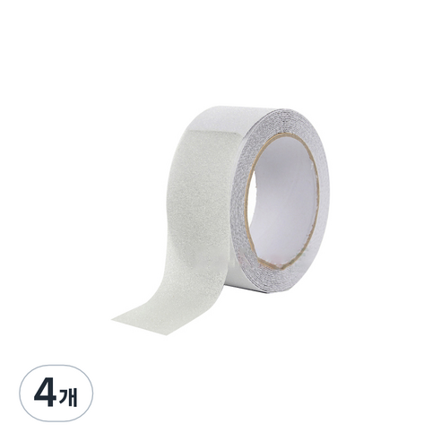 그루터기친구 6논슬립 테이프 투명 10cm x 5m, 4개