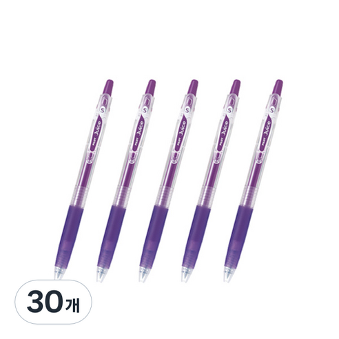파이롯트 주스 젤잉크펜 0.5mm LJU-10EF, 그레이프, 30개