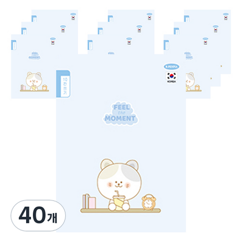 펜피아 1000 초등 10칸쓰기 제본노트, D블루, 40개