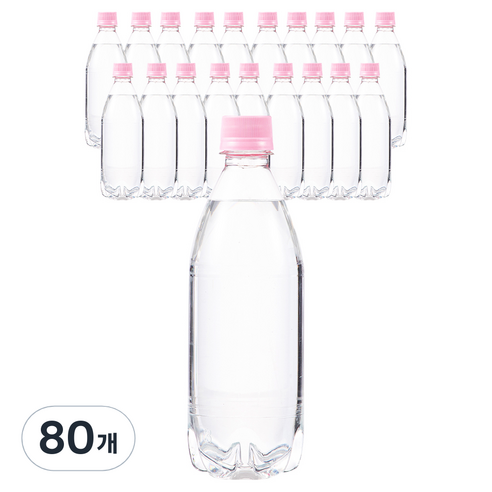 탐사 스파클링 복숭아 무라벨, 500ml, 80개