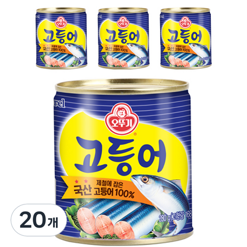 오뚜기 고등어, 20개, 280g