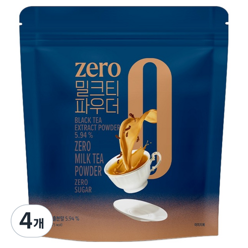 네이쳐티 zero 밀크티 파우더, 500g, 4개, 1개입