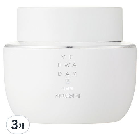 더페이스샵 예화담 제주 목련 순백 크림, 50ml, 3개