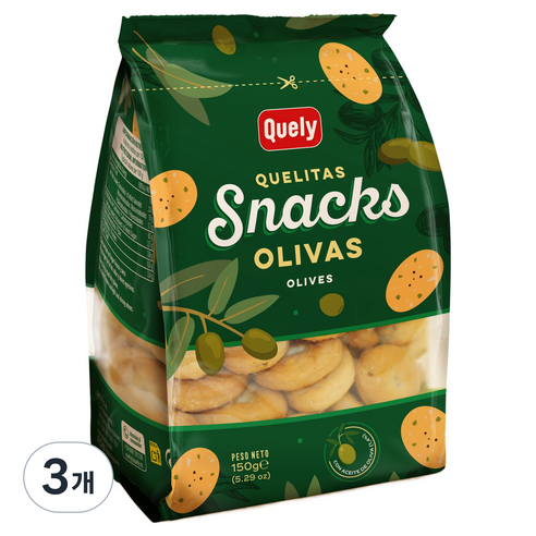 퀼리 올리브 스낵, 150g, 3개