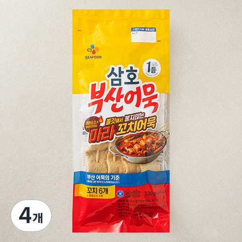 삼호 마라 꼬치어묵 (냉동), 230g, 4개
