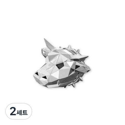 메이튼 차량용 방향제 소 다크실버 + 블랙체리 향 2p 세트, 2세트