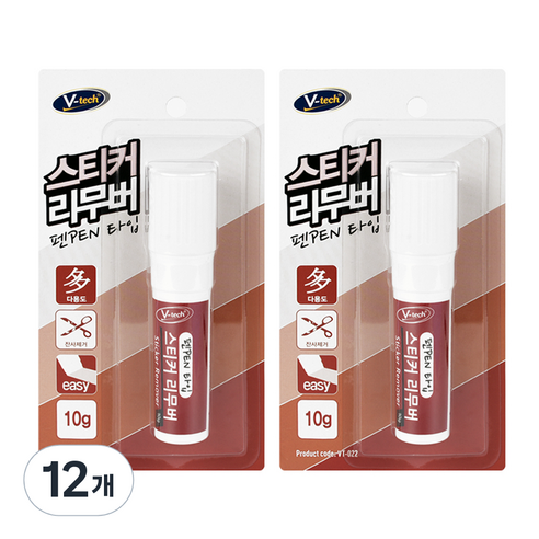 Vtech 스티커 리무버 마카펜, 12개