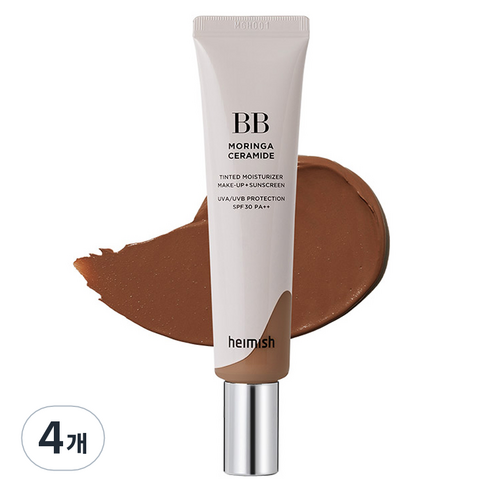 헤이미쉬 모링가 세라마이드 비비크림 SPF30 PA++, 31 딥, 30ml, 4개