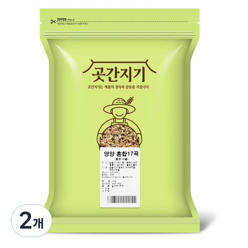 곳간지기 영양 혼합 17곡, 4kg, 2개