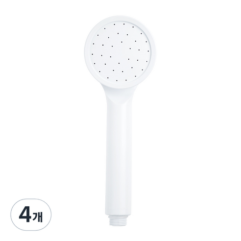 대림바스 디클린 필터 샤워기 세트 14 바스템 리워터 퓨어 보들 샤워기, 4개, 화이트