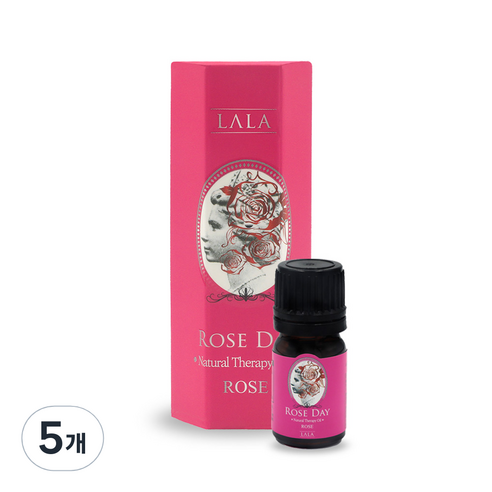 라라 로즈데이 여성청결제 로즈, 5ml, 5개