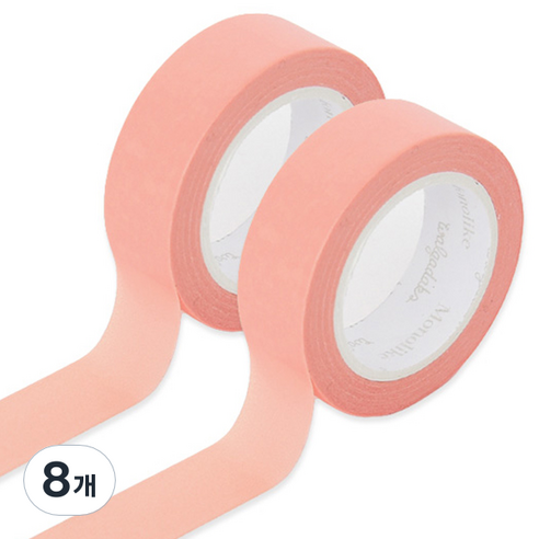 모노라이크 아르떼 마스킹 테이프, 554 Peach, 8개
