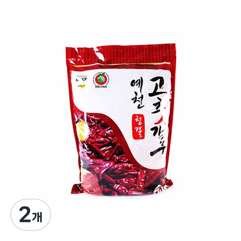 예천 청결 매운맛 고춧가루, 300g, 2개