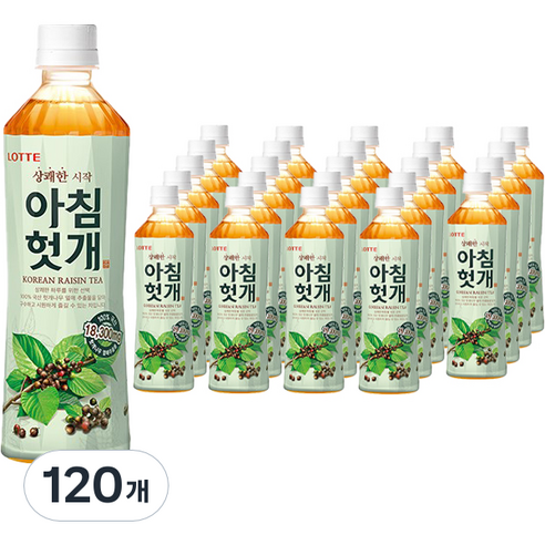 롯데칠성음료 아침헛개, 500ml, 120개