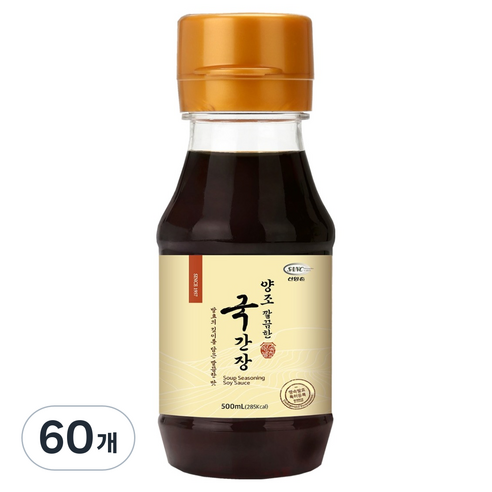 신앙촌 양조 깔끔한 국간장, 120ml, 60개