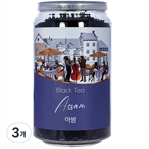 티스페이스 프리미엄 아쌈 홍차 잎차, 85g, 3개