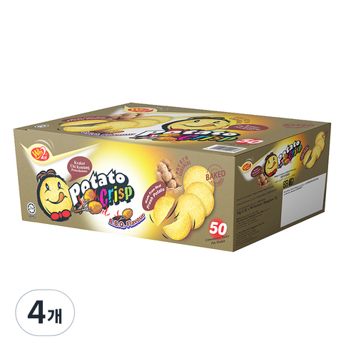 윈윈푸드 포테이토 크리스프 스낵 바베큐맛 50p, 1kg, 4개