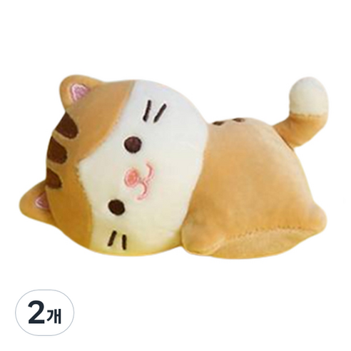 모찌타운 귀요미 핫팩인형 귀요미 베르 8cm, 브라운계열, 1개입, 2개