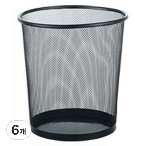 앞날창창 철제 스탠드 우산꽂이, 6개, 블랙