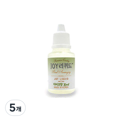 조이리퀴드 아로마조이 슬라임재료 30ml, 5개, 타바코
