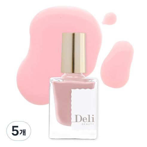 델리뷰티 딥시럽 루어인무드 네일컬러 10ml, MSY02 핑크 아이싱, 5개