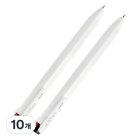 사라사 클립 3색 펜 0.5mm, 10개