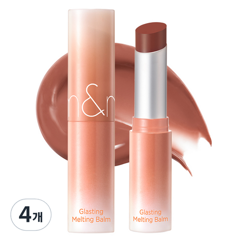 롬앤 글래스팅 멜팅 밤, 4개, 13 스카치 누드, 3.5g