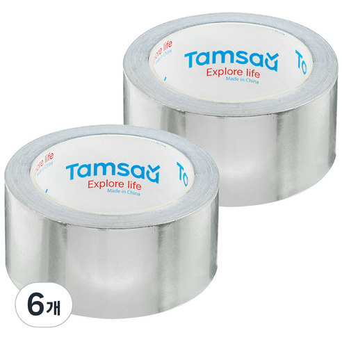 탐사 은박 알루미늄 호일 테이프 23m, 6개