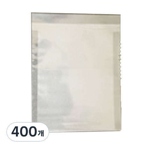 투명 약포지 무지 중, 400개