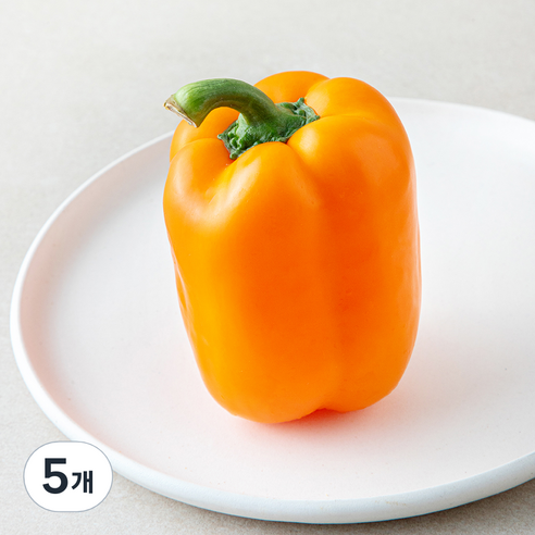 주황 파프리카, 120g, 5개, 1개입