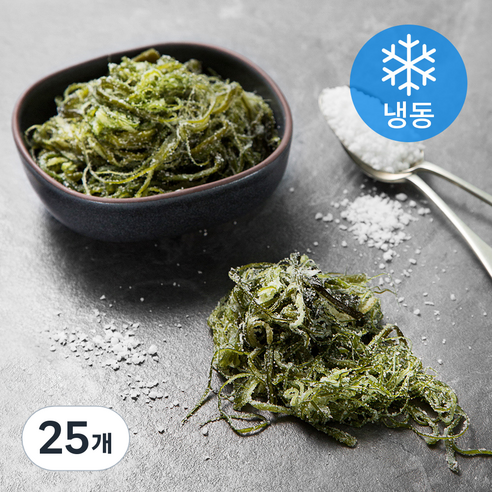 청정해초 장흥 염장미역줄기 (냉동), 200g, 25개