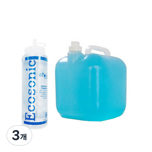 에코소닉 초음파 마사지젤 5L 일반용기, 3개