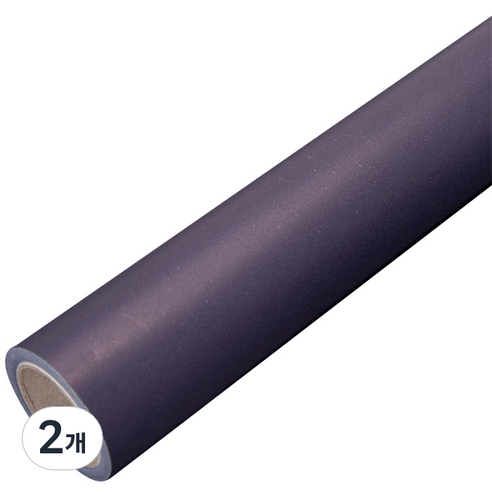솔로몬샵 무광 양면 종이롤 포장지 50g, 남색, 2개