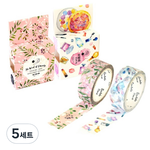 라이프포인트 마스킹 테이프 세트, S1012, S1014, 5세트