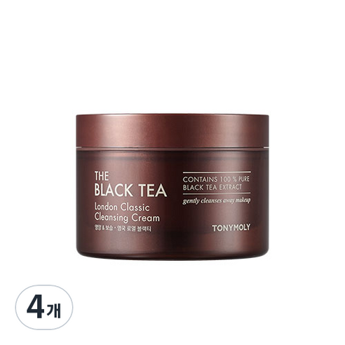 토니모리 더 블랙티 런던 클래식 클렌징 크림, 4개, 200ml