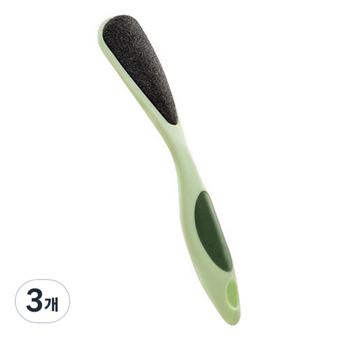 굿프랩 이지 그립 풋케어 각질 제거기 그린, 1개입, 3개