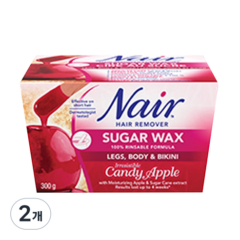 네어 애플 슈가 제모왁스 BODY, 300g, 2개