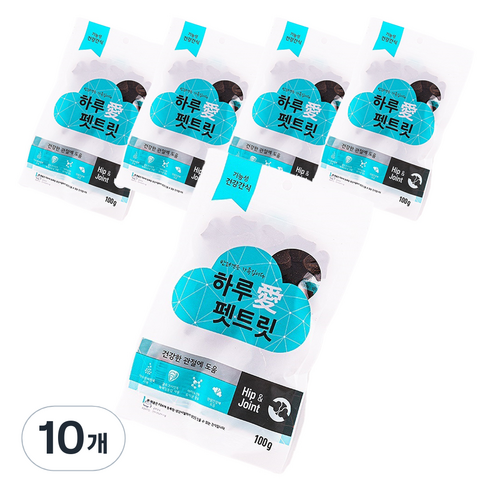 하루애 강아지 펫트릿 영양제, 뼈/관절강화, 10개, 100g