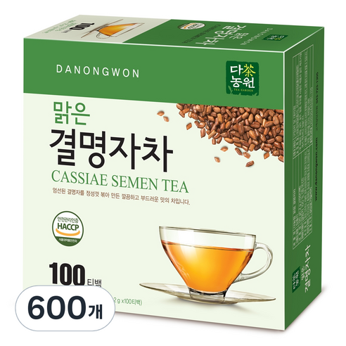 다농원 맑은결명자차, 120g, 600개