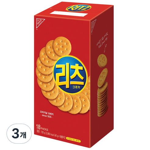 리츠 크래커, 720g, 3개