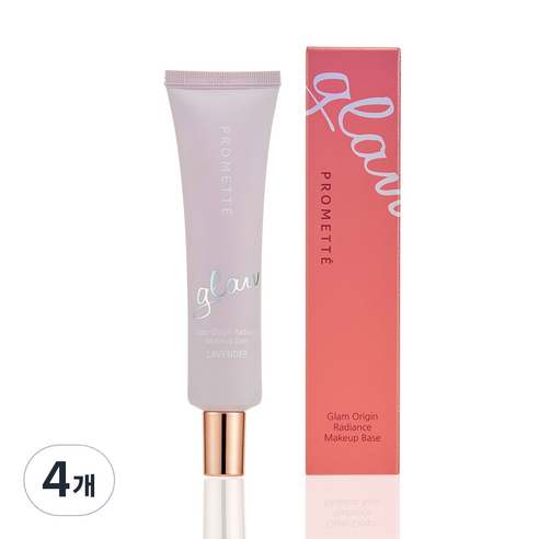 프롬에떼 글램 오리진 래디언스 메이크업베이스 30g, 라벤더, 4개