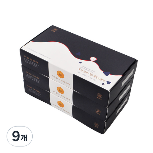 우리쌀로 구운 흑임자전병 16g x 8p, 128g, 9개