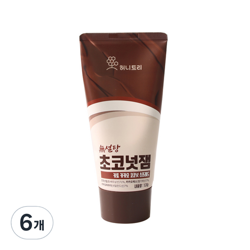허니트리 초코넛잼, 120g, 6개