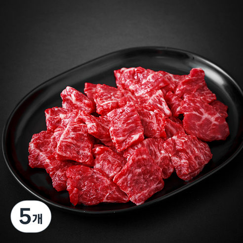 한우맘 한우 정육 세절 1등급 국거리용 (냉장), 300g, 5개